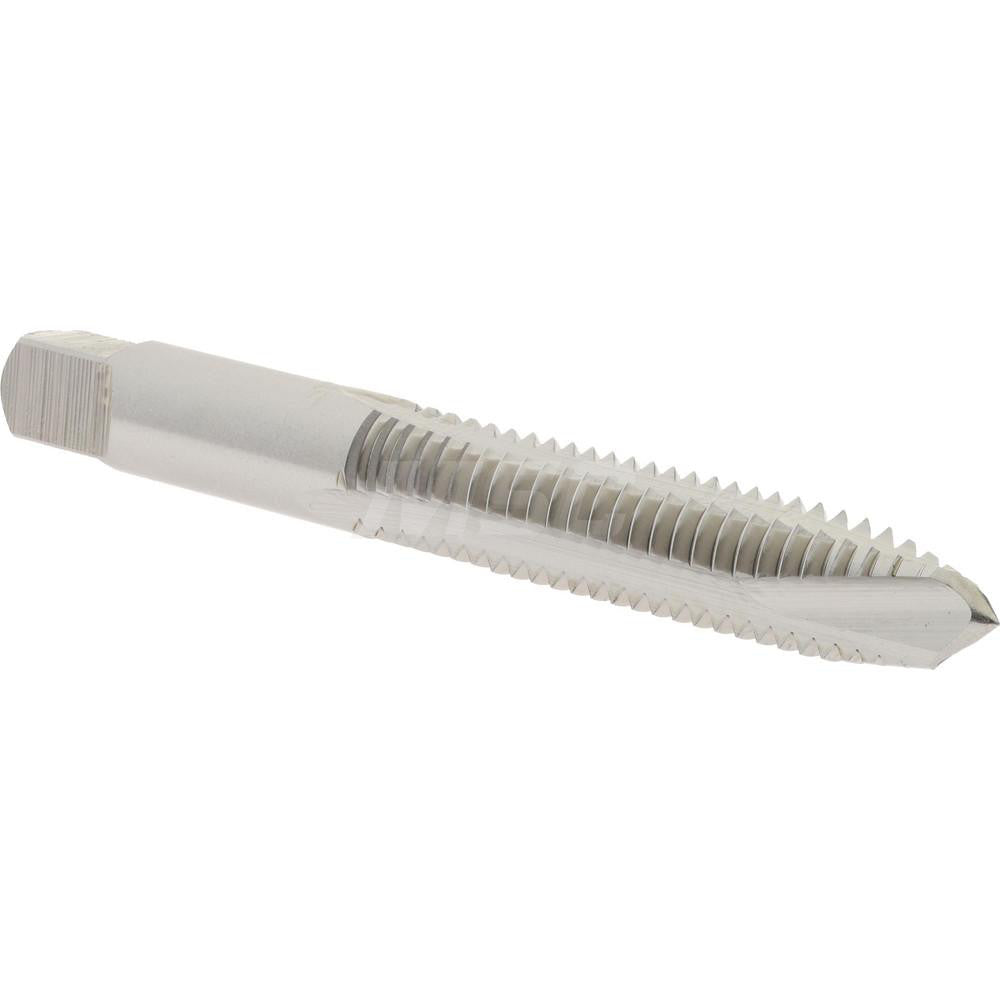 Hertel K008445AS Spiral Point Tap 3/8-16 UNC, 3 Flutes, Plug Chamfer, HSS, Bright/Uncoated Coated
