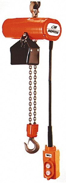 CM 2003-15FT Electric Chain Hoist 600 lb Working Load Limit