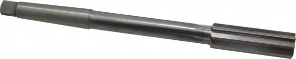 LAVALLEE & IDE INC 530U .8750 Chucking Reamer 7/8" Dia, 10" OAL, 2-5/8" Flute Length, Straight Flute, Morse Taper Shank, HSS