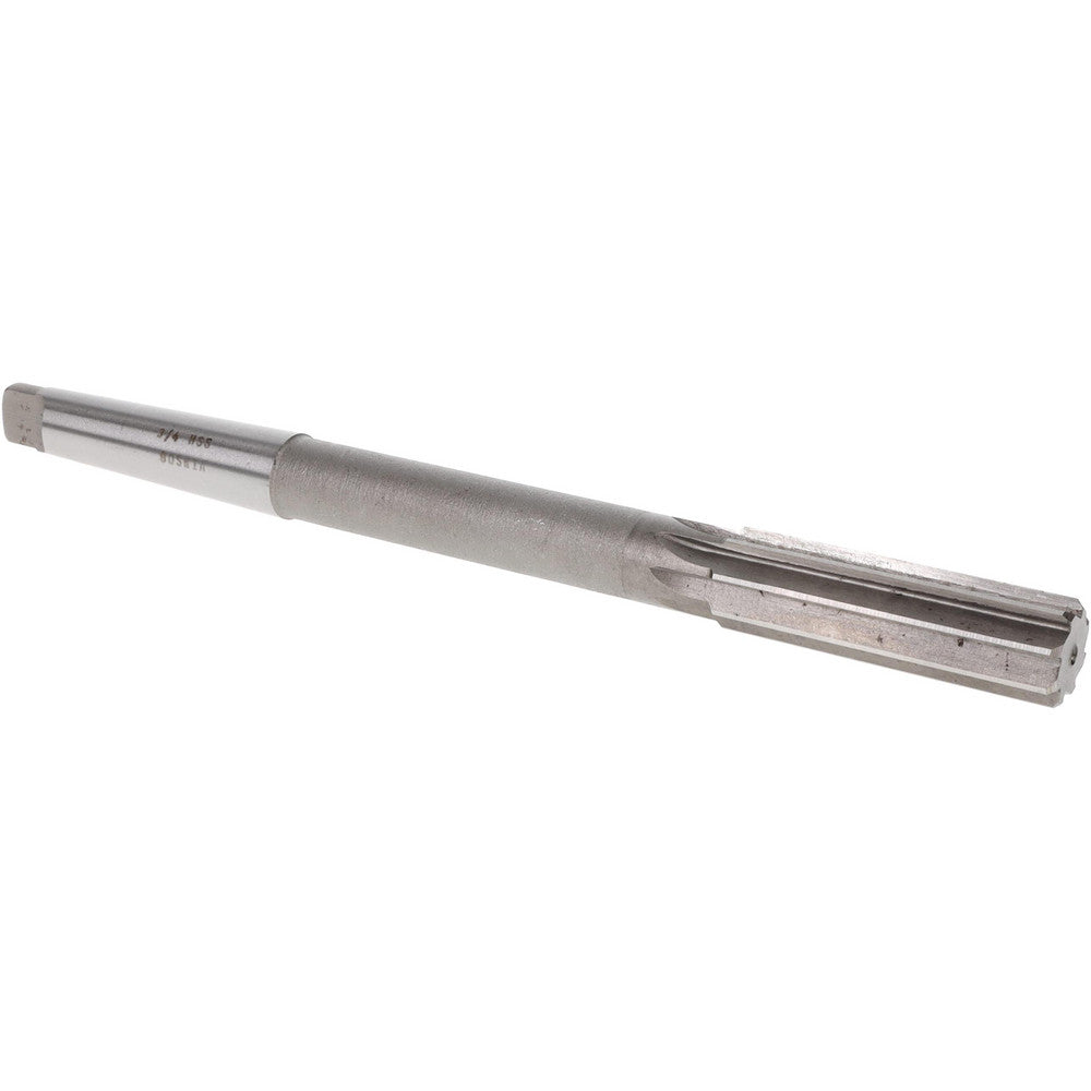 Value Collection ST0120048 Chucking Reamer 3/4" Dia, 9-1/2" OAL, 2-1/2" Flute Length, Straight Flute, Morse Taper Shank, HSS
