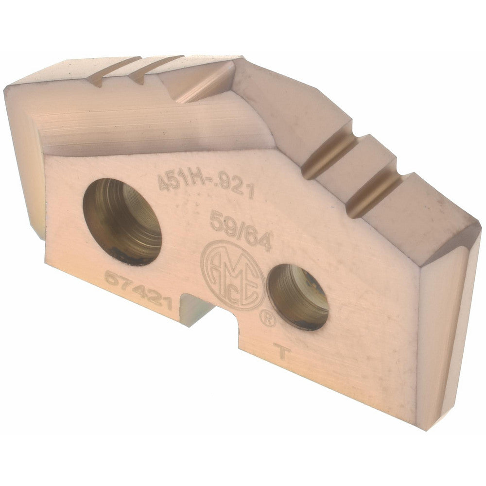 Allied Machine and Engineering 451H-.921 Spade Drill Insert 59/64" Dia, Seat Size 1, Cobalt, 132 deg Point