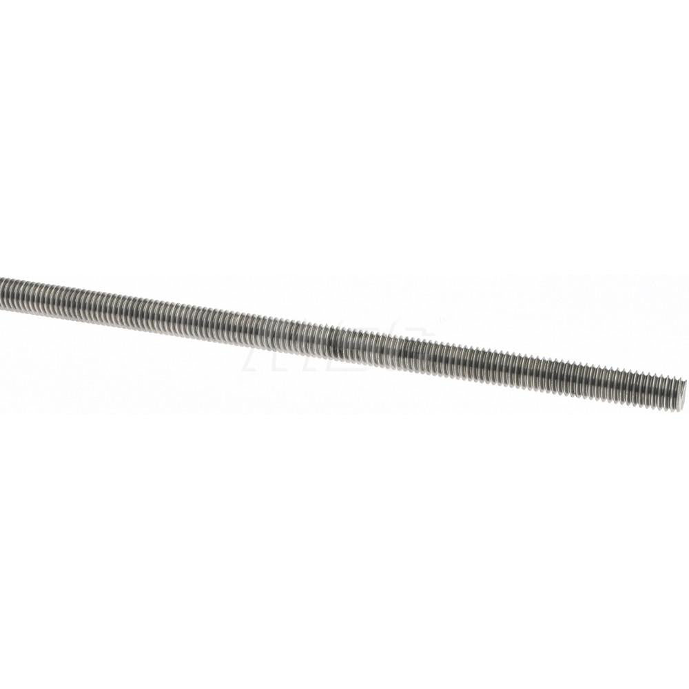 All America Threaded Products 45086 General-Purpose Acme Threaded Rod M5x0.8, Stainless Steel, Plain Finish