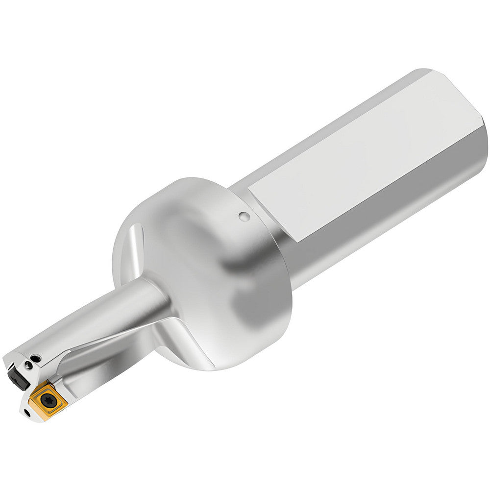 Kennametal 7030427 Indexable Insert Drills Compatible Drill Style DFPR Maximum Drill Diameter (Decimal Inch) 0.9144 Maximum Drill Depth (Inch) 1-3/4 Maximum Drill Depth (Decimal Inch) 1.7500 Shank Type Weldon Flat Flange Shank Diameter (Inch) 1