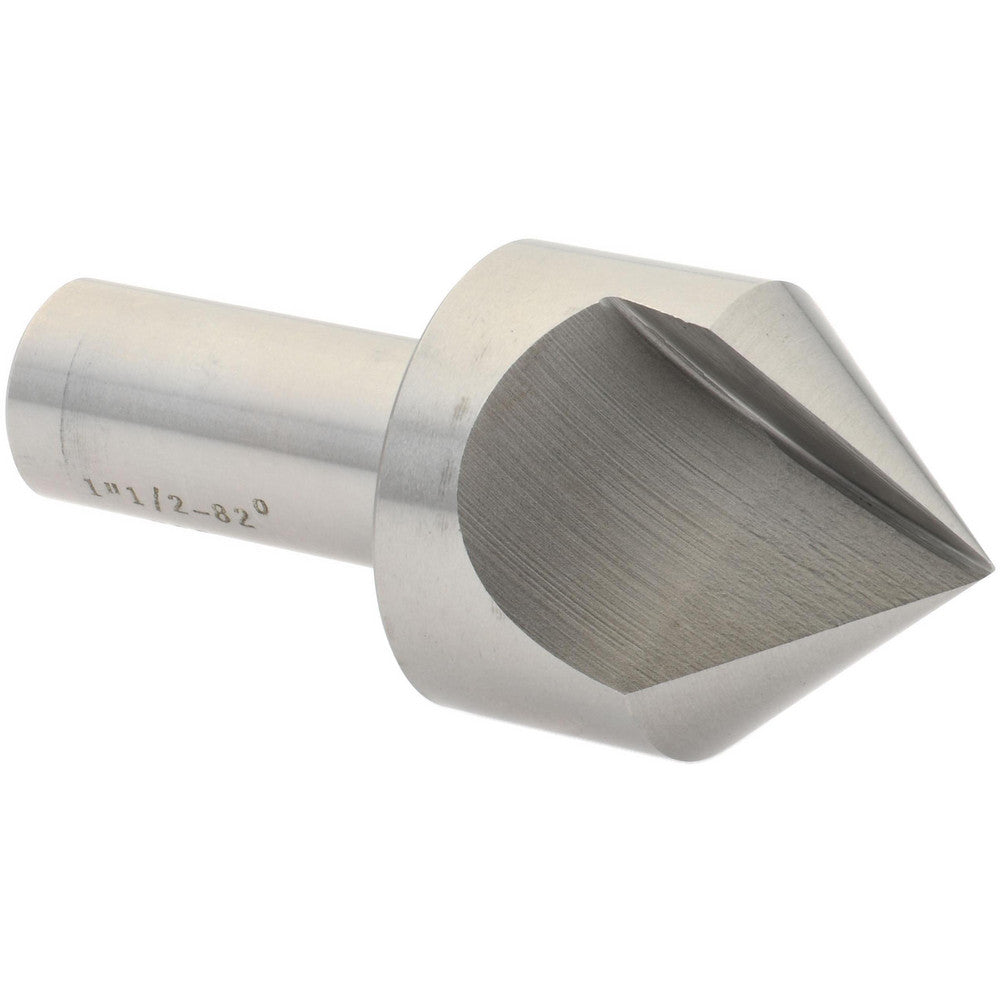 Value Collection SC1082132 Countersink 1-1/2" Head Dia, 82.00 deg Included Angle, 1 Flute, High-Speed Steel, Right Hand Cut