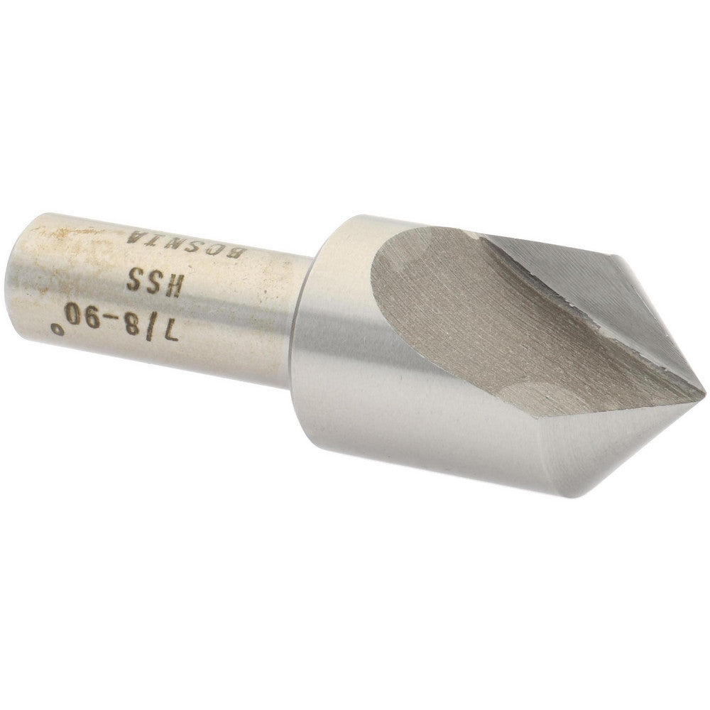 Value Collection SC1090056 Countersink 7/8" Head Dia, 90.00 deg Included Angle, 1 Flute, High-Speed Steel, Right Hand Cut