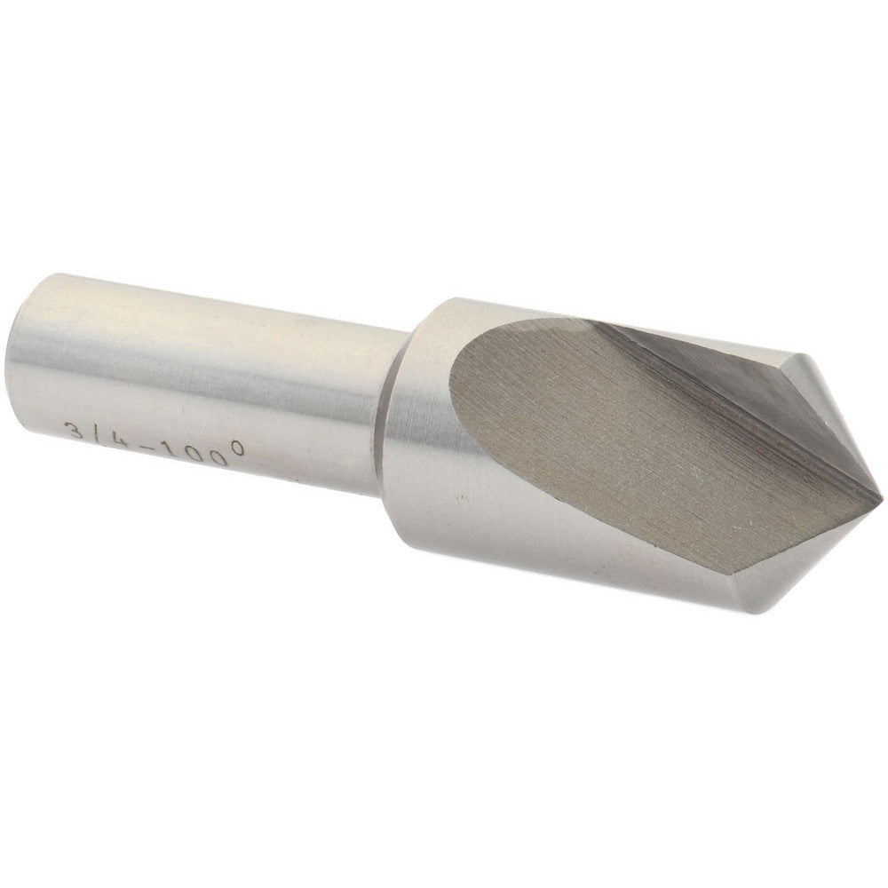 Value Collection SC10100048 Countersink 3/4" Head Dia, 100.00 deg Included Angle, 1 Flute, High-Speed Steel, Right Hand Cut