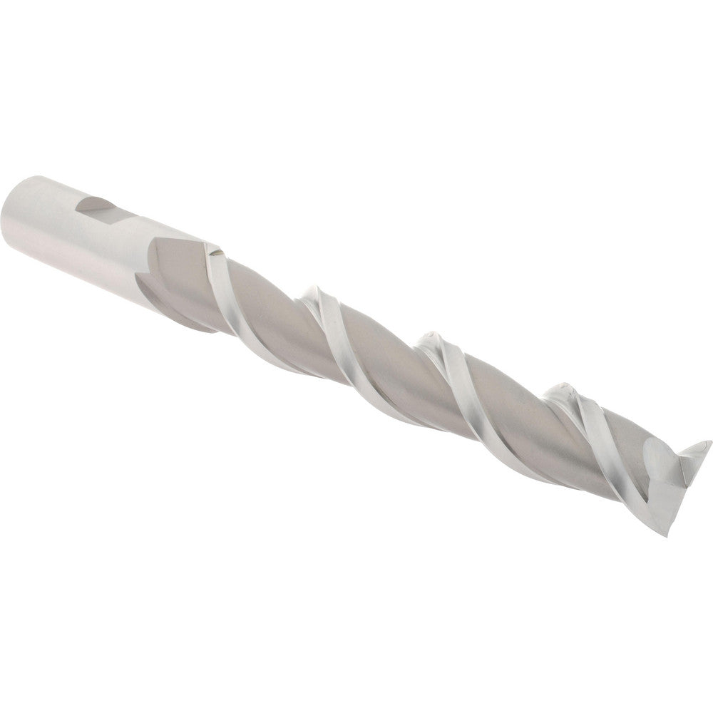 Hertel E107204001 Square End Mill 5/8" Dia, 4" LOC, 2 Flutes, High Speed Steel