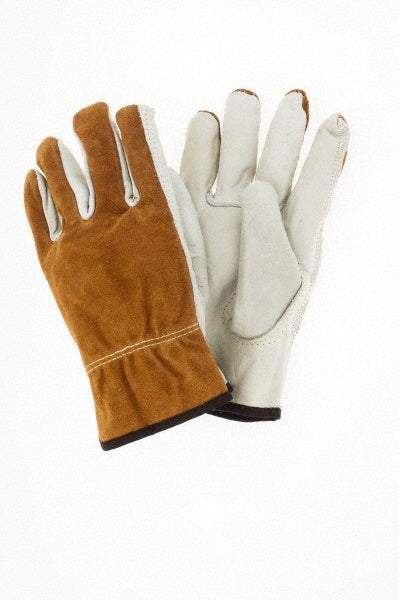 MCR Safety 3205L Work Gloves Memphis® 3205, Size Large, Cowhide Leather Lined, Cowhide Leather, General Purpose