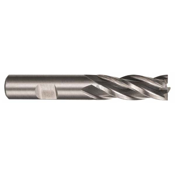 Hertel E299921163 Square End Mill 21/64" Dia, 3/4" LOC, 4 Flutes, Cobalt