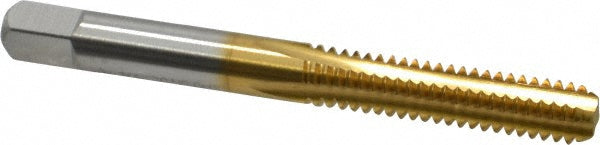 Cleveland C55216 1/4-20 Bottoming RH 3B H3 TiN High Speed Steel 4-Flute Straight Flute Hand Tap