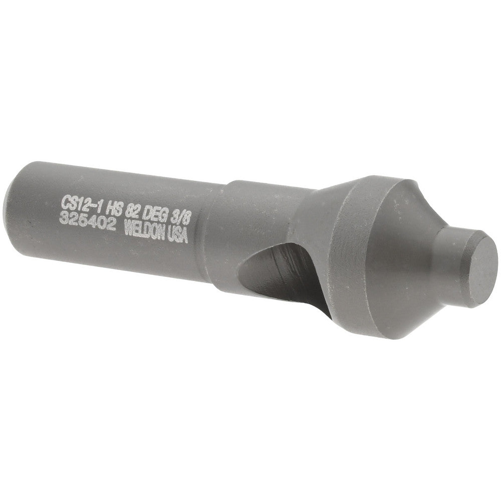 Weldon Tool 98718-94-W Countersink 49/64" Head Dia, 82.00 deg Included Angle, 0 Flute, High-Speed Steel, Right Hand Cut