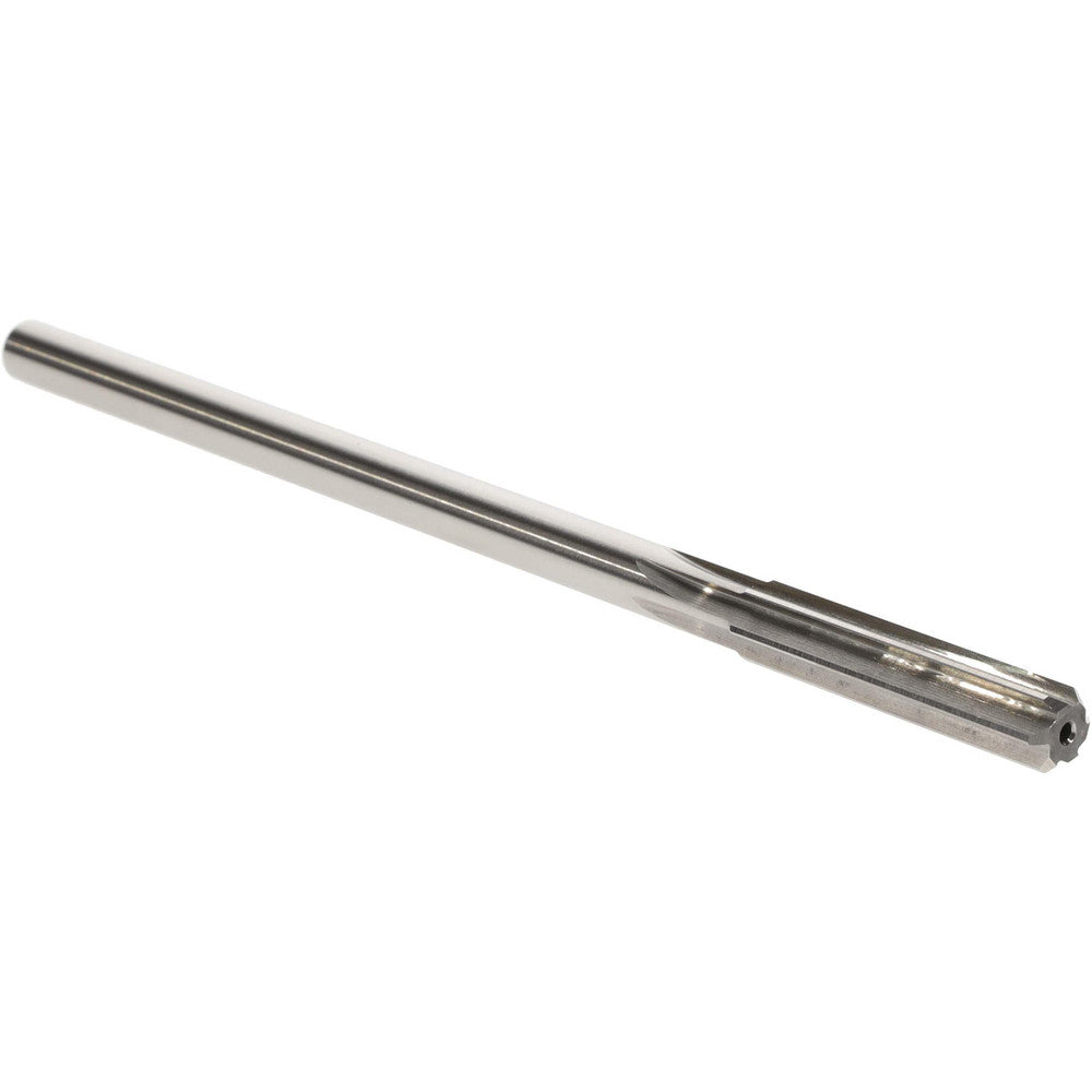 Yankee Corp. 433-0.3135 Chucking Reamer 0.3135" Dia, 6" OAL, 1-1/2" Flute Length, Straight Flute, Straight-Cylindrical Shank, HSS