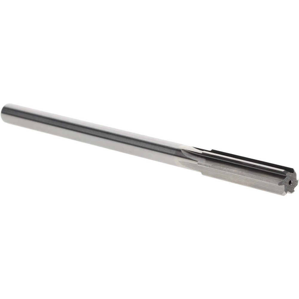 Yankee Corp. 433-0.4365 Chucking Reamer 0.4365" Dia, 7" OAL, 1-3/4" Flute Length, Straight Flute, Straight-Cylindrical Shank, HSS