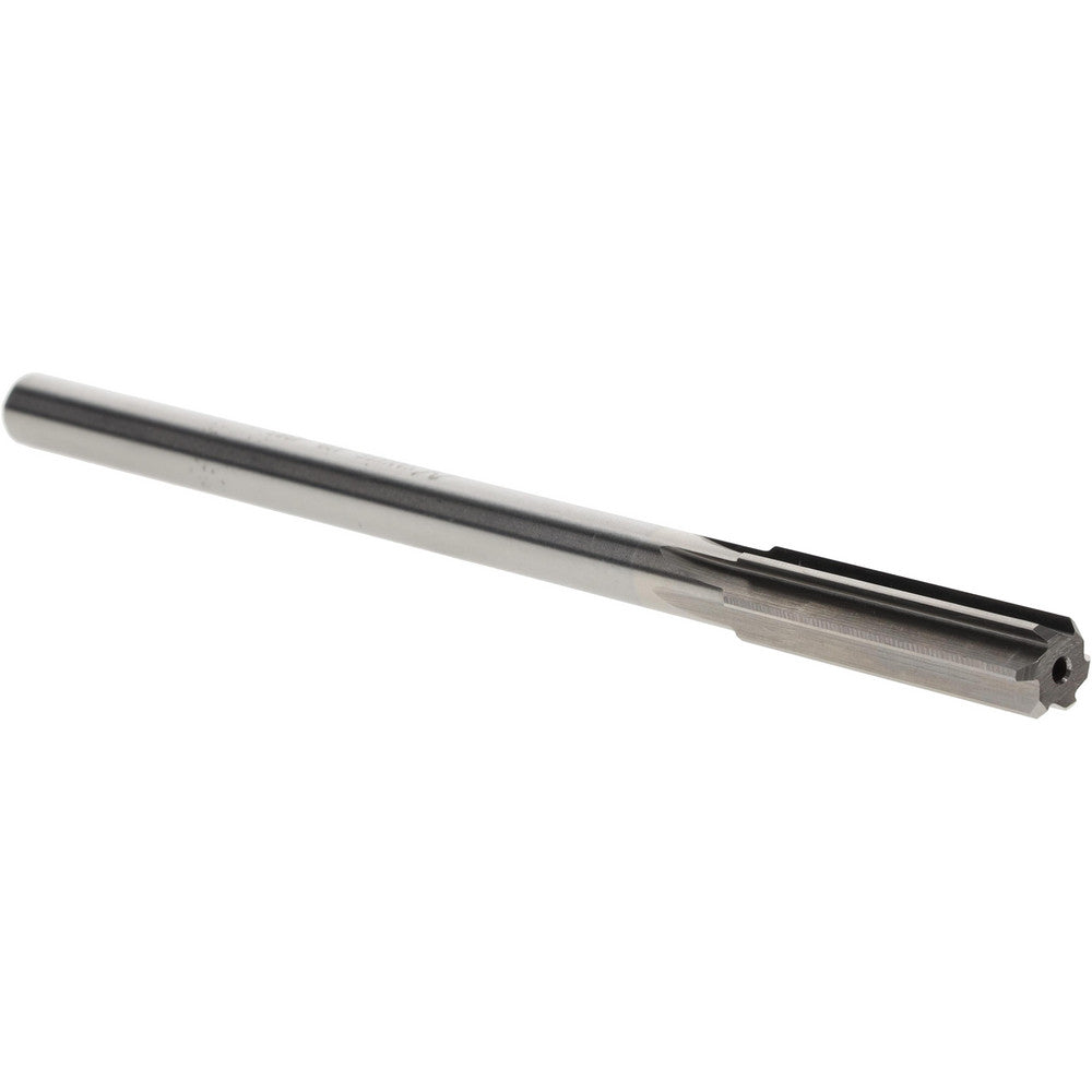 Yankee Corp. 433-0.4385 Chucking Reamer 0.4385" Dia, 7" OAL, 1-3/4" Flute Length, Straight Flute, Straight-Cylindrical Shank, HSS