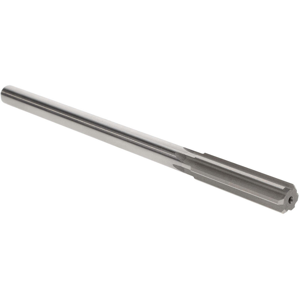Yankee Corp. 433-0.4990 Chucking Reamer 0.4990" Dia, 8" OAL, 2" Flute Length, Straight Flute, Straight-Cylindrical Shank, HSS