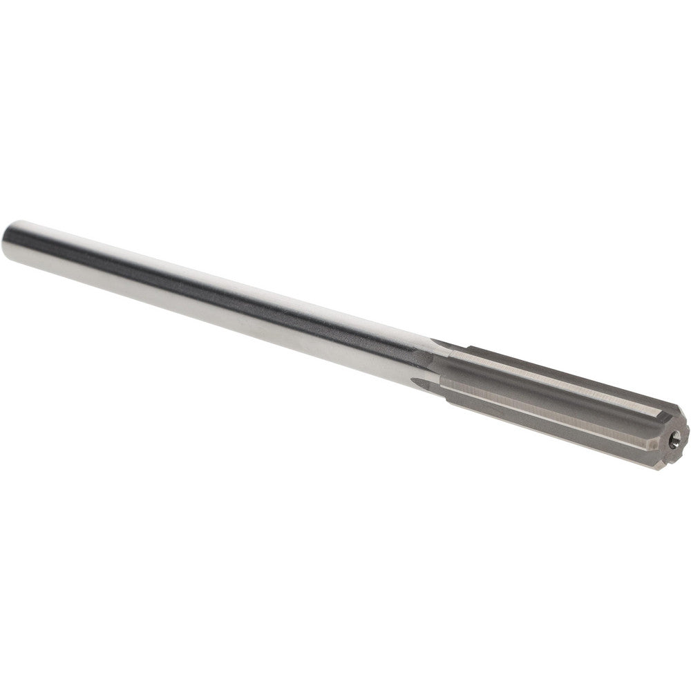 Yankee Corp. 470-0.4980 Chucking Reamer 0.4980" Dia, 8" OAL, 2" Flute Length, Straight Flute, Straight-Cylindrical Shank, HSS