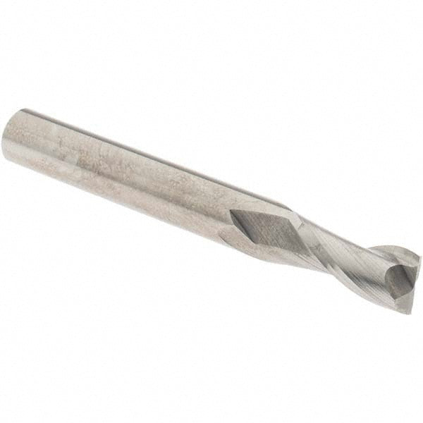 OSG 412-2500 Square End Mill 1/4'' Dia, 1/2'' LOC, 1/4'' Shank Dia, 2'' OAL, 2 Flutes, Solid Carbide