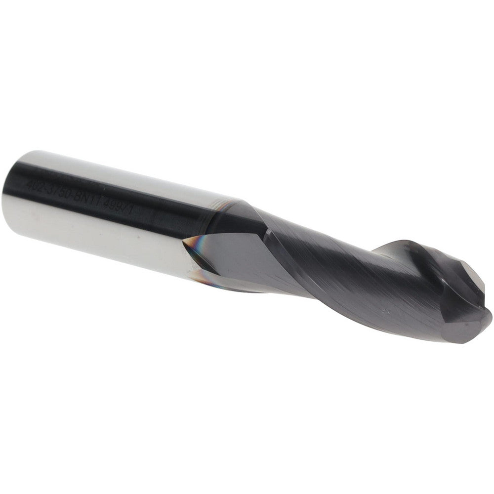 OSG 402-3750-BN11 Ball End Mill 3/8" Dia, 1" LOC, 2 Flute, Solid Carbide
