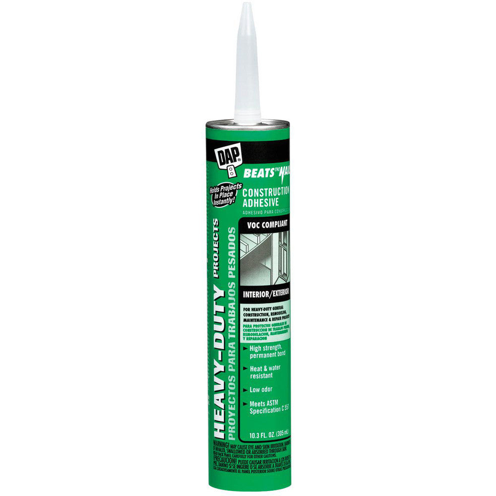 DAP 7079827509 10.31 fl oz Cartridge Synthetic Latex Construction Adhesive
