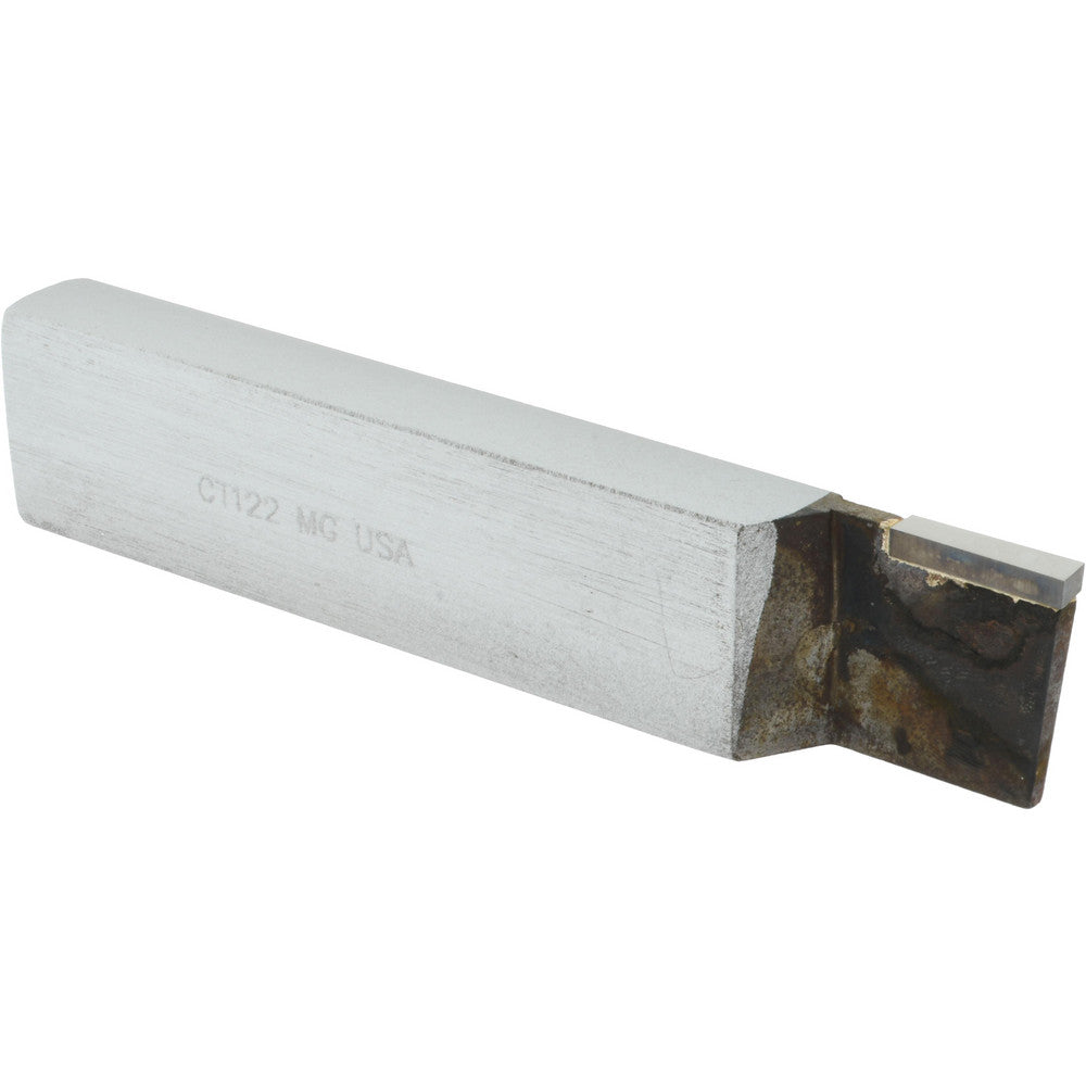 Accupro ACC-CT122 Single Point Tool Bit 1/2'' Shank Width, 1'' Shank Height, Solid Carbide Tipped, RH, CT, Cut-Off & Grooving