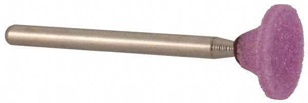 Grier Abrasives B82-P-26257 Mounted Point 1/4" Thick, 1/8" Shank Dia, B82, 60 Grit, Medium