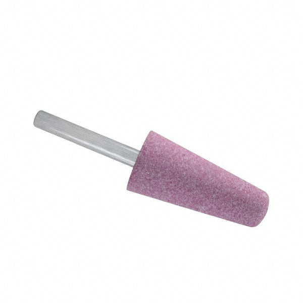 Grier Abrasives A3-P-26177 Mounted Point 2-3/4" Thick, 1/4" Shank Dia, A3, 60 Grit, Medium