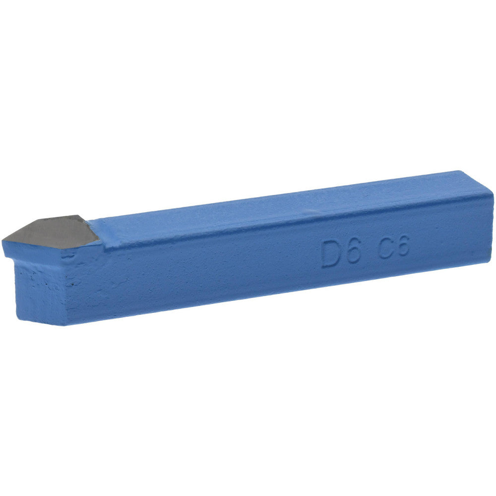 Value Collection 383-3036 Single-Point Tool Bit D-6, 3/8" Shank Height, 3/8" Shank Width, C6 Solid Carbide Tip, Neutral