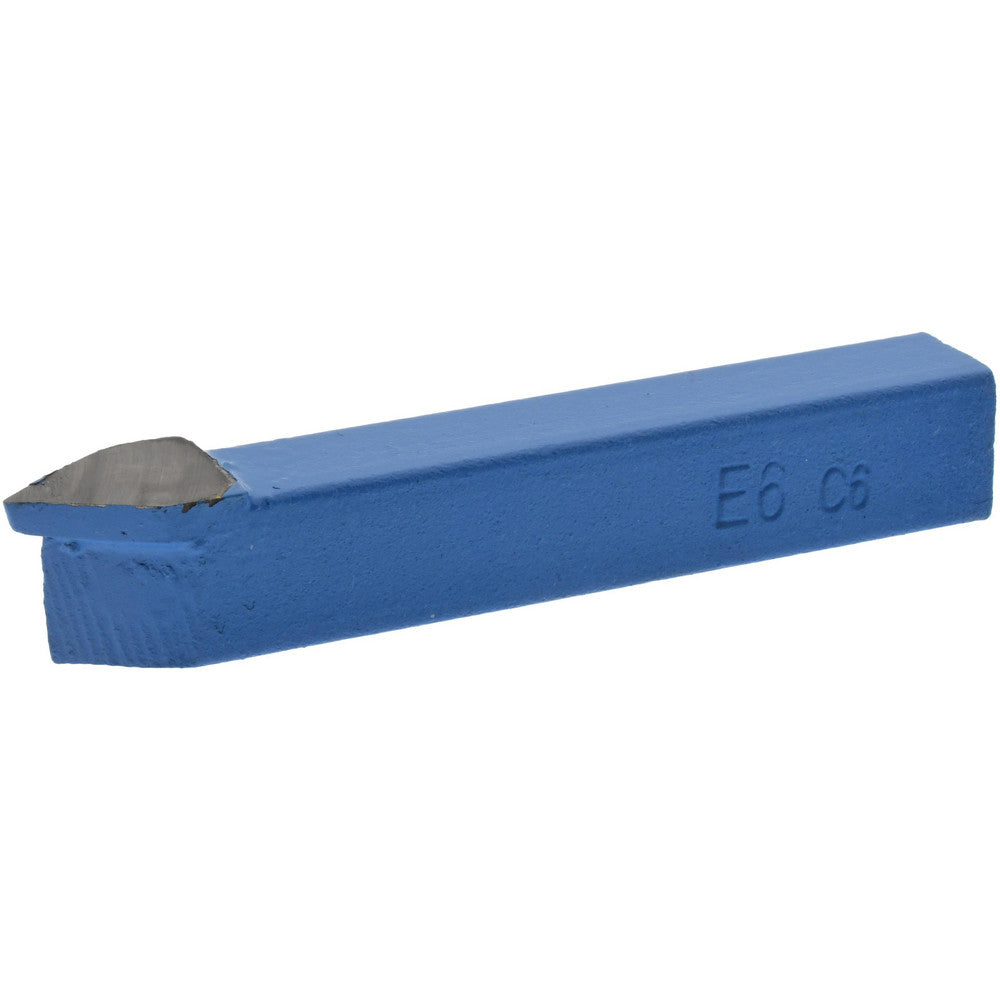 Value Collection 383-4026 Single-Point Tool Bit E-6, 3/8" Shank Height, 3/8" Shank Width, C6 Solid Carbide Tip, Neutral
