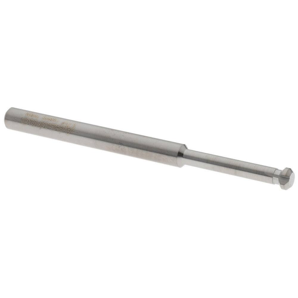 Accupro 02702983 Back Chamfer 0.177" Dia, 90 °, 0.026" Chamfer, Solid Carbide, Single End