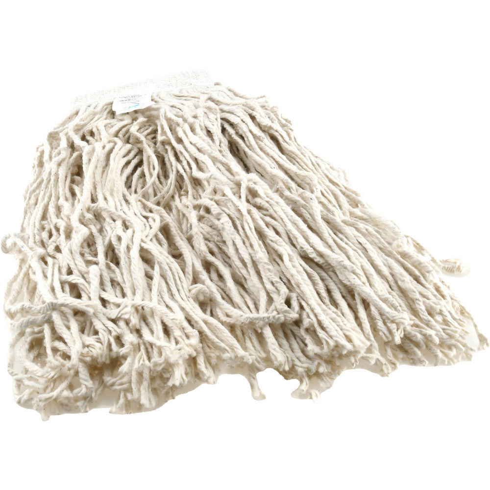 Pro-Source 02714186 Wet Mop Cut Clamp Jaw, X-Large, White Mop, Cotton