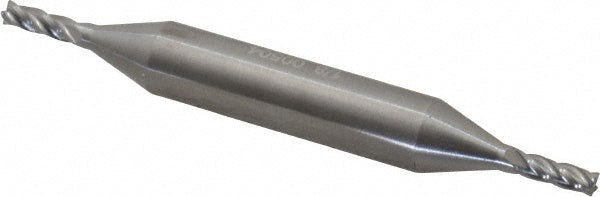 OSG 444-1250 Square End Mill 1/8'' Dia, 3/8'' LOC, 3/8'' Shank Dia, 3'' OAL, 4 Flutes, Solid Carbide