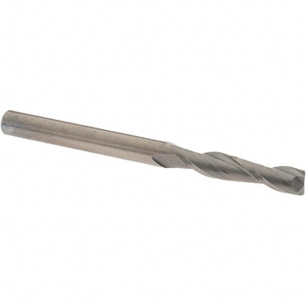 OSG 462-2500 Square End Mill 1/4'' Dia, 1-1/8'' LOC, 1/4'' Shank Dia, 3'' OAL, 2 Flutes, Solid Carbide