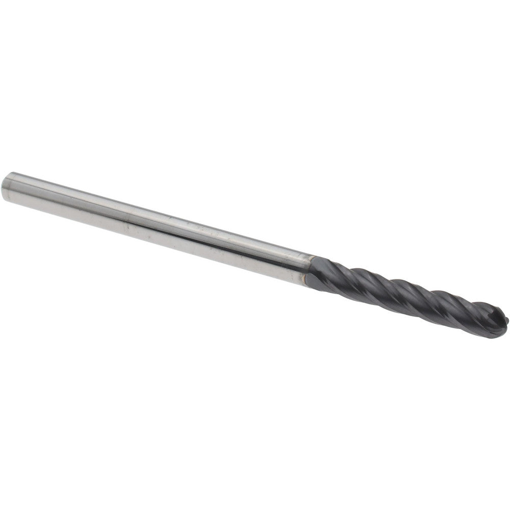 OSG 464-1250-BN11 Ball End Mill 1/8" Dia, 3/4" LOC, 4 Flute, Solid Carbide