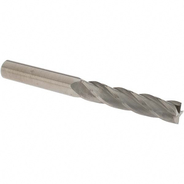 OSG 484-6250 Square End Mill 5/8'' Dia, 3'' LOC, 5/8'' Shank Dia, 6'' OAL, 4 Flutes, Solid Carbide