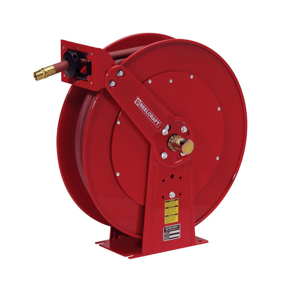 Reelcraft 83050 OLP Hose Reel with Hose 3/4" ID Hose x 50', Spring Retractable