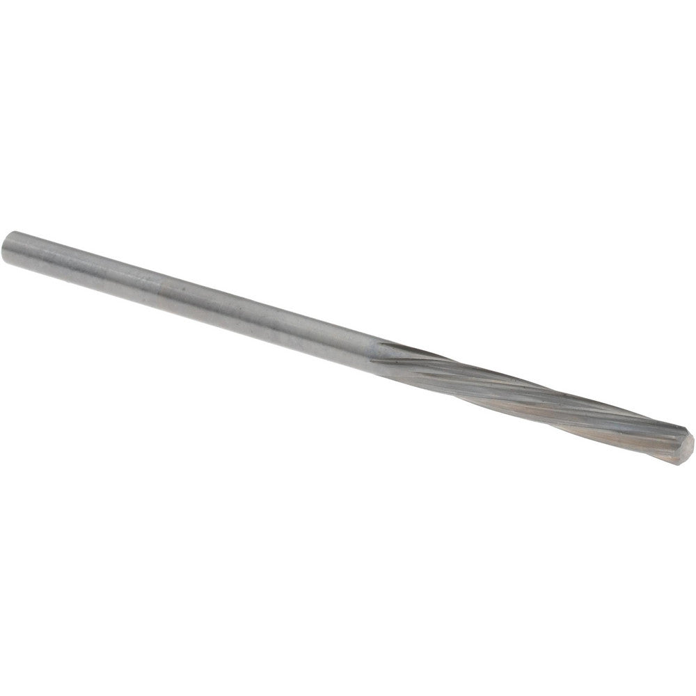 Magafor 88860002510 Chucking Reamer 2.51 mm Dia, 2-1/4" OAL, 19/32" Flute Length, Spiral Flute, Straight-Cylindrical Shank, Solid Carbide