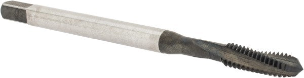 Emuge BU456011.5006 Spiral Flute Tap #8-32 UNC, 3 Flutes, Modified Bottoming, 3BX Class of Fit, Cobalt, Oxide Coated
