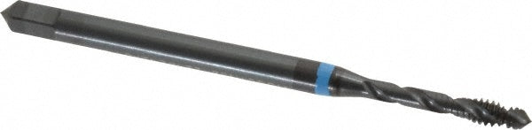 Emuge BU503200.5003 Spiral Flute Tap #4-40 UNC, 2 Flutes, Modified Bottoming, 2B Class of Fit, Cobalt, Oxide Coated