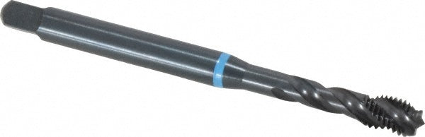 Emuge BU503200.5043 Spiral Flute Tap 1/4-28 UNF, 3 Flutes, Modified Bottoming, 2B Class of Fit, Cobalt, Oxide Coated