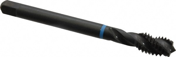 Emuge CU503210.5012 Spiral Flute Tap 7/16-14 UNC, 3 Flutes, Modified Bottoming, 3B Class of Fit, Cobalt, Oxide Coated