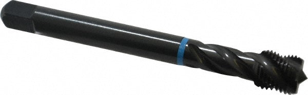 Emuge CU503200.5047 Spiral Flute Tap 1/2-20 UNF, 4 Flutes, Modified Bottoming, 2B Class of Fit, Cobalt, Oxide Coated