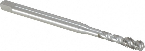 Emuge BU513500.5041 Spiral Flute Tap #10-32 UNF, 3 Flutes, Bottoming, 2B Class of Fit, Cobalt, Bright/Uncoated