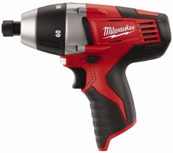 Milwaukee Tool 2455-20 Cordless Screwdriver 12V, 60 in/lb