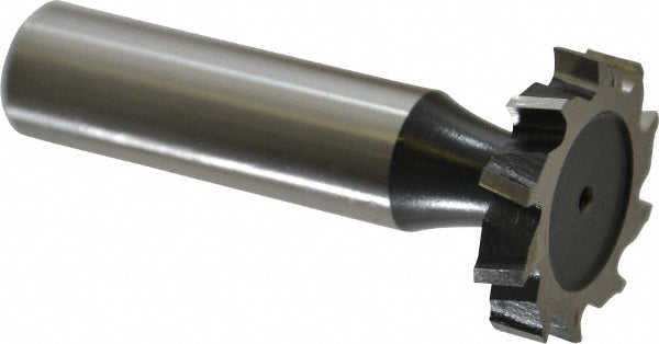 Value Collection C1200608 Woodruff Keyseat Cutter 1" Cut Dia, 0.1875" Cut Width, 1/2" Shank Dia, Staggered Tooth