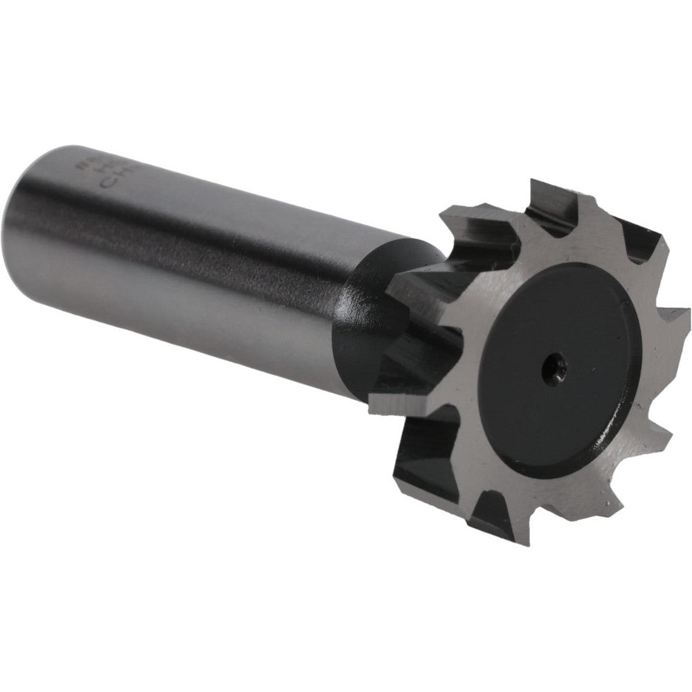 Value Collection C1200808 Woodruff Keyseat Cutter 1" Cut Dia, 0.25" Cut Width, 1/2" Shank Dia, Staggered Tooth