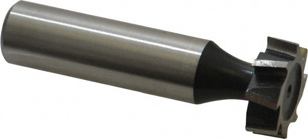 Value Collection C1200806 Woodruff Keyseat Cutter 0.75" Cut Dia, 0.25" Cut Width, 1/2" Shank Dia, Staggered Tooth
