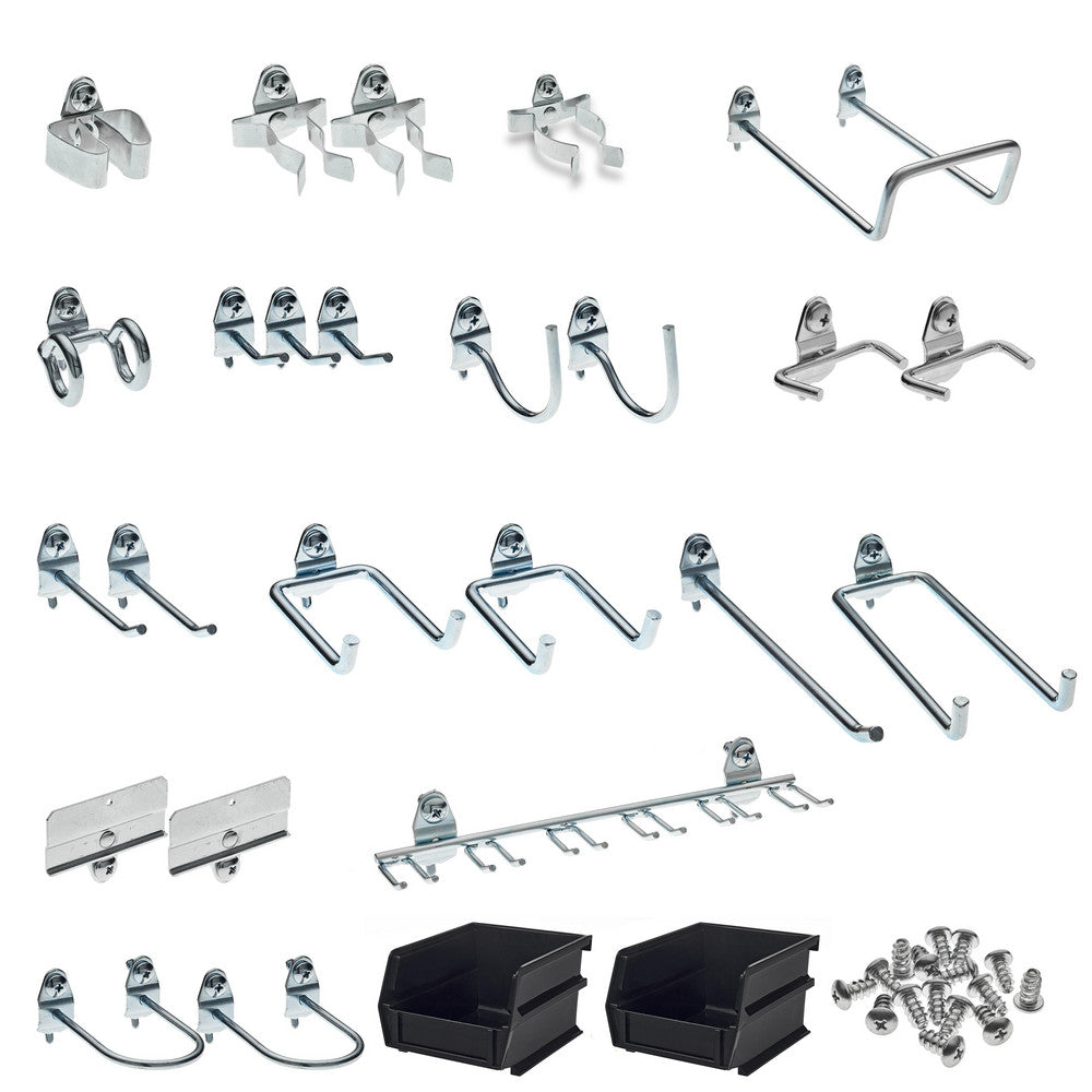 Triton Products 76901 26 Pc Pegboard Hook Set, Steel & Plastic