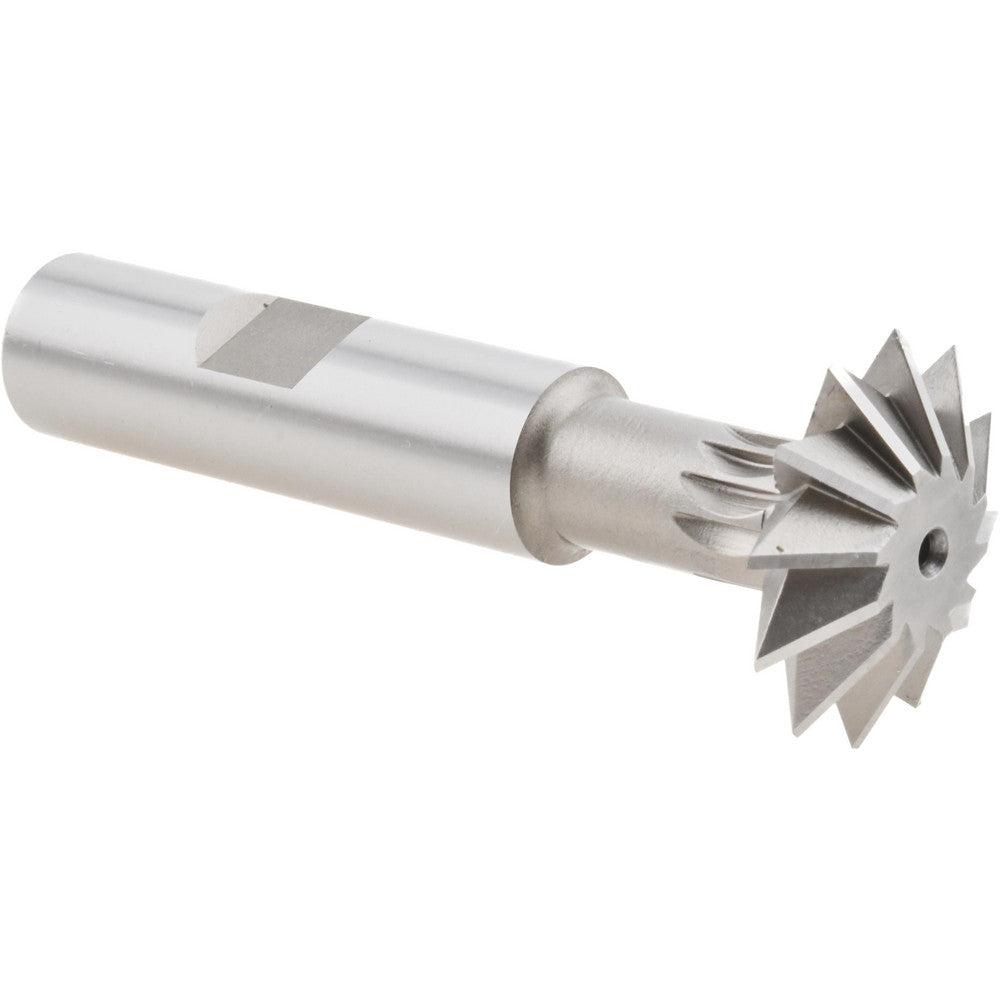 Value Collection SWC0860HS Double Angle Milling Cutter 60 °, 1" Cut Dia, 5/16" Cut Width, 1/2" Shank Dia, High Speed Steel