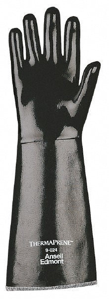 Ansell 214021 Series 19-024 Chemical Resistant Gloves Size X-Large, 85.00 Thick, Neoprene, Neoprene, Supported,