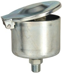 Gits 02108 4-7/8 Ounce Capacity, 1/4-18 Thread, Steel, Zinc Plated, Straight with Hex Body, Oil Cup